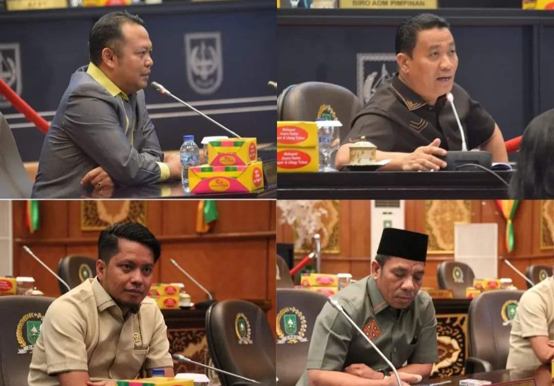 Rapat Paripurna DPRD Riau membahas Ranperda Ketertiban Umum.