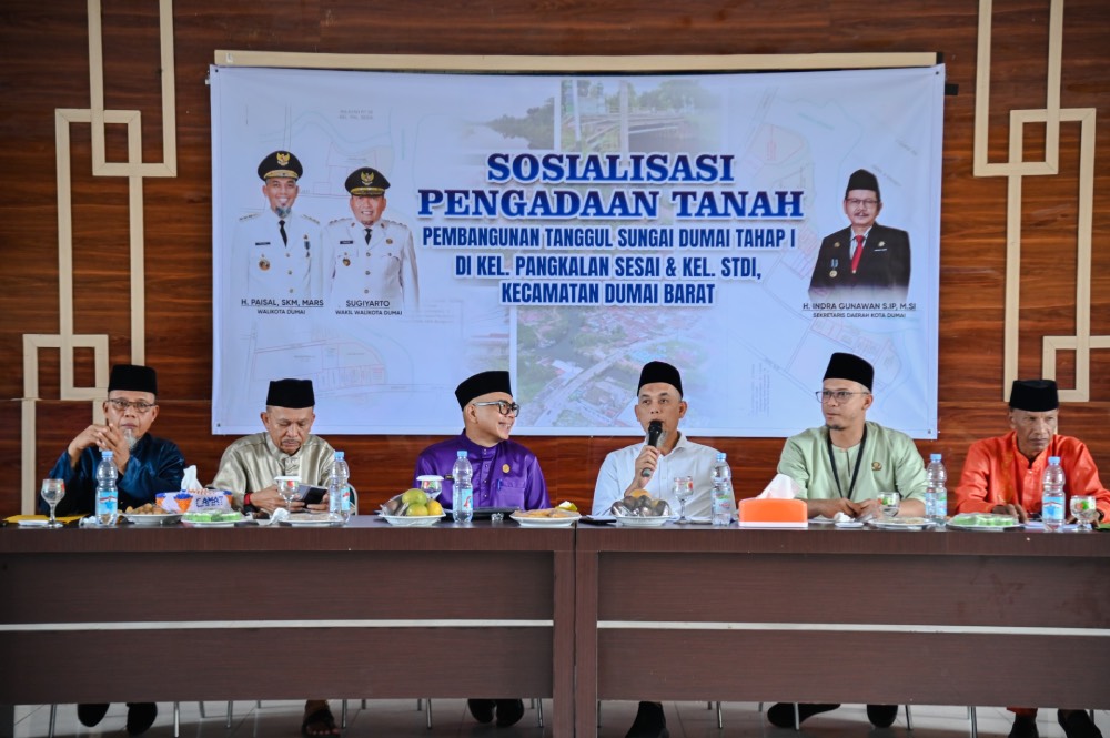 Sosialisasi pengadaan tanah proyek Pemko Dumai