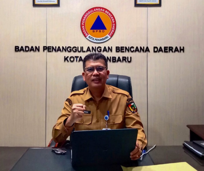 Kepala BPBD Pekanbaru Iwa Gemino. Foto: Istimewa.