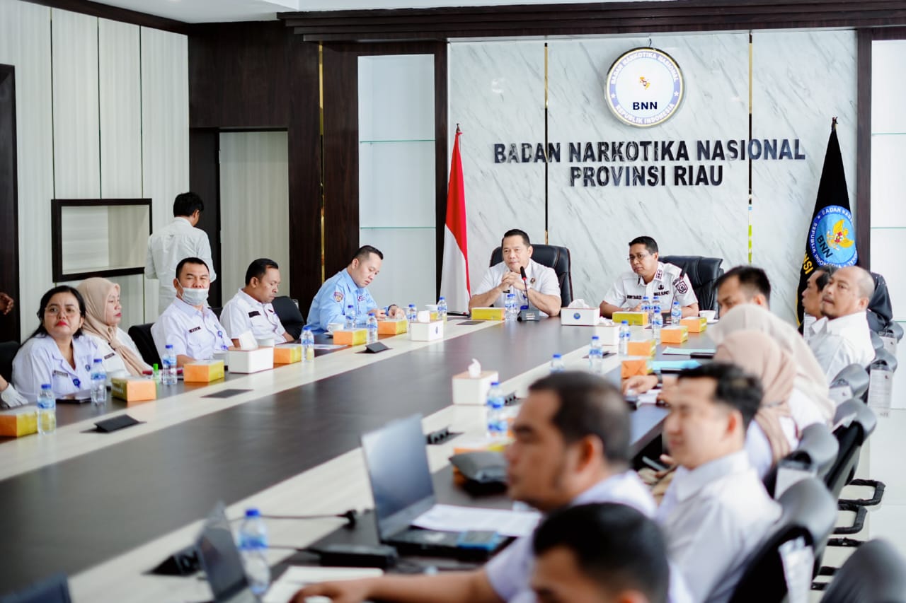 Pertemuan Pemkab Rohil dengan BNN Provinsi Riau